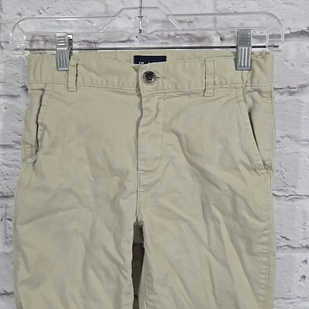 Children's Place Khaki Uniform Shorts Boys 8 Adjustable Waist Chino School wear